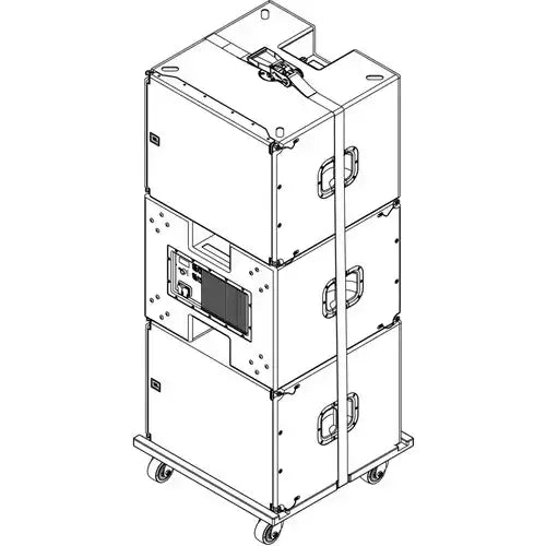 JBL SRX918S / SF VT Vertical Transporter – Subwoofer Transport Cart