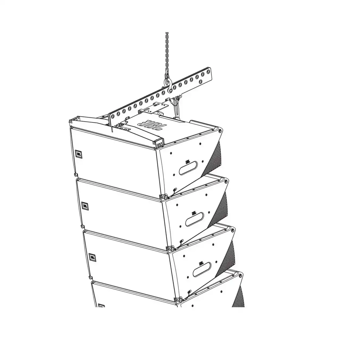 JBL SRX910LA AF Array Frame – Heavy-Duty Suspension for Up to 16 Speakers