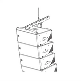 JBL SRX910LA AF Array Frame – Heavy-Duty Suspension for Up to 16 Speakers