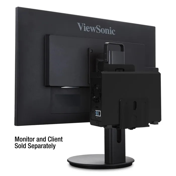 ViewSonic LCD-CMK-001 Universal Client Mounting Kit – Tool-Free Installation, Adjustable Width (11.8"), Depth (1.18"–2.95"), Supports Up to 4.4 lbs (2.0 kg), Black ViewSonic