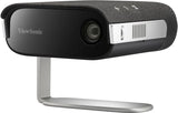 ViewSonic M1X Smart LED Portable Projector – 150 ANSI Lumens, WVGA (854x480p), Built-in Harman Kardon Speakers, Wi-Fi, Bluetooth, USB-C, 4-Hour Battery Life ViewSonic