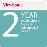 ViewSonic myViewBoard Manager Advanced 2-Year Subscription for 1 Device (SKU: MVBM_ADV_2Y01) - Discontinued ViewSonic