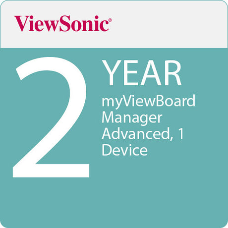 ViewSonic myViewBoard Manager Advanced 2-Year Subscription for 1 Device (SKU: MVBM_ADV_2Y01) - Discontinued ViewSonic