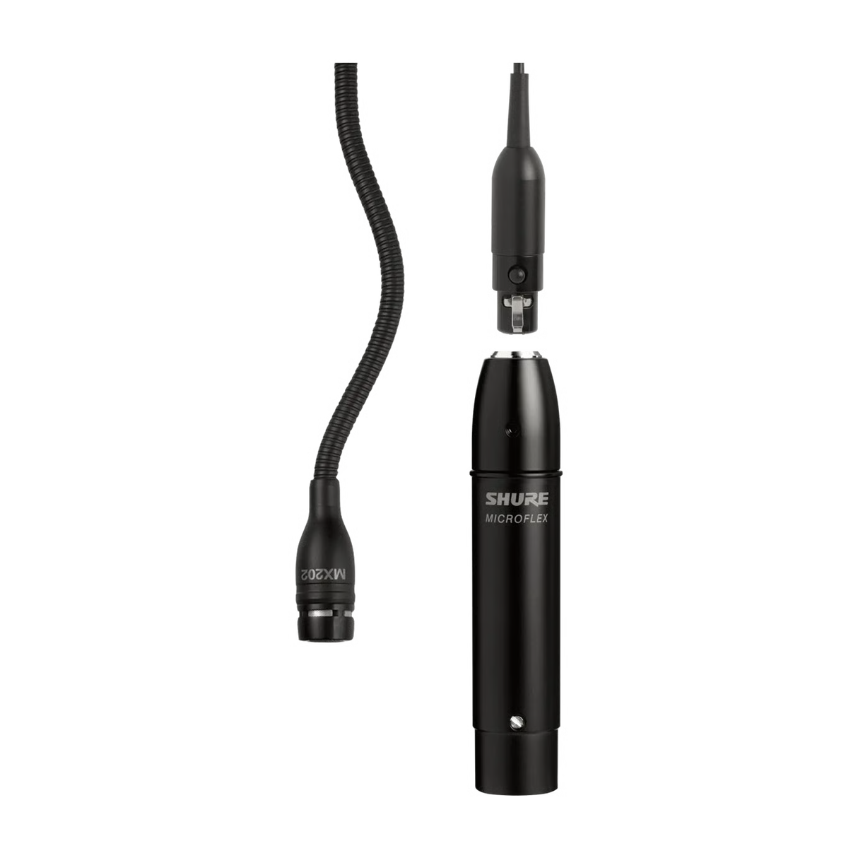 Shure MX202B/S Microflex Overhead Condenser Microphone (Supercardioid) Microphones Shure