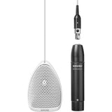Shure MX391W/A/C Microflex Miniature Boundary Condenser Microphone Cardioid White Microphones Shure