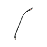 Shure MX410RLP/N Microflex 10" Gooseneck Microphone Cardioid Low Profile with Light Ring Microphones Shure