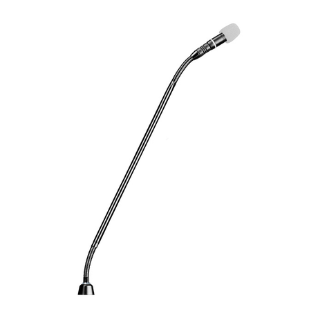 Shure MX415RLPDF/N Microflex 15" Gooseneck Microphone Cardioid Low Profile with Light Ring Dualflex Microphnes Shure