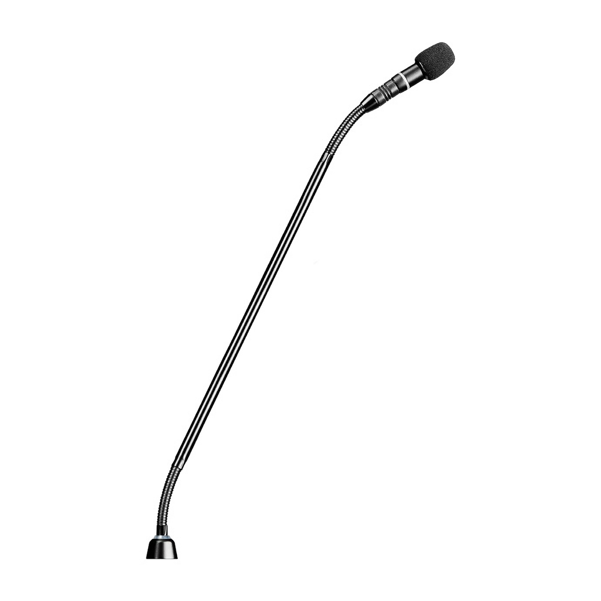 Shure MX415RLPDF/S Microflex 15" Gooseneck Microphone Supercardioid Low Profile with Light Ring Dualflex Microphones Shure
