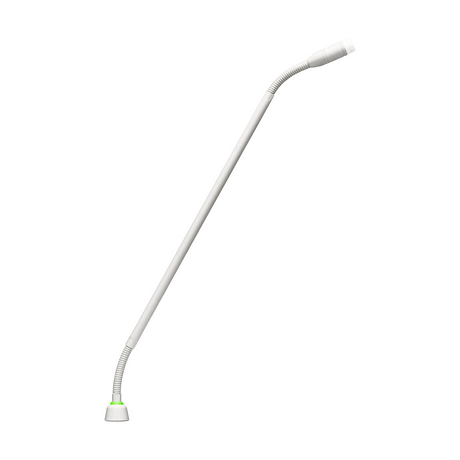 Shure MX415WLPDF/N Microflex 15" Low-Profile Dualflex Gooseneck Microphone Cardioid White Microphnes Shure