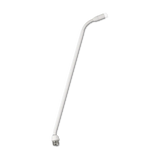Shure MX410WLPDF/N Microflex 10" Low-Profile Dualflex Gooseneck Microphone Cardioid White Microphones Shure
