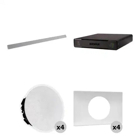 Shure 712P AL-V – Small Room Conferencing Audio Bundle Microphones Shure