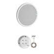 Shure MXA901W-R-HCM-V Microflex Advance Ceiling Microphone Flush-Mount Bundle (White) Audio Conferencing Shure