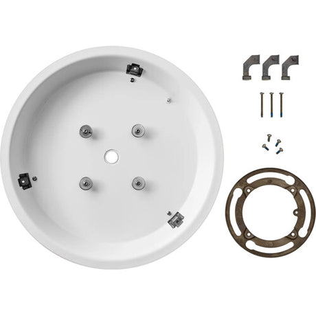 Shure MXA901W-R-HCM-V Microflex Advance Ceiling Microphone Flush-Mount Bundle (White) Audio Conferencing Shure
