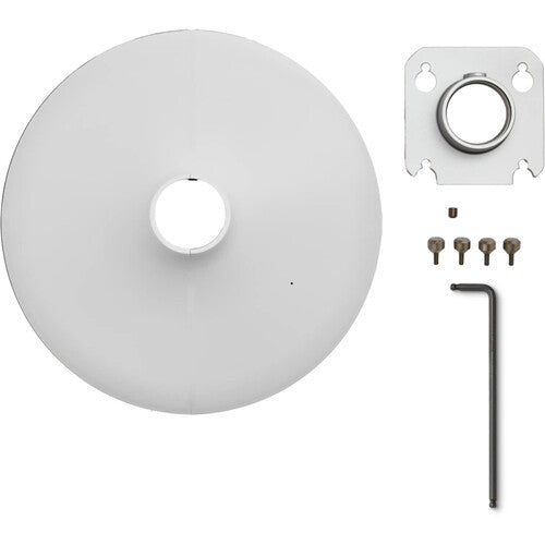 Shure MXA901W-R-PM-1.5-V Microflex Advance Ceiling Microphone Pole Mount Bundle (White) Audio Conferencing Shure