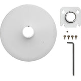 Shure MXA901W-R-PM-1.5-V Microflex Advance Ceiling Microphone Pole Mount Bundle (White) Audio Conferencing Shure