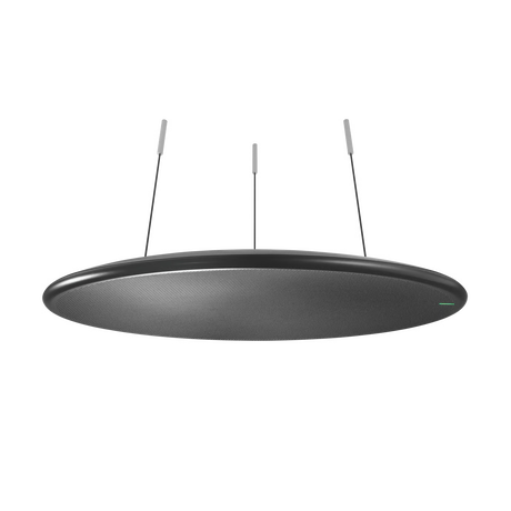Shure MXA920B-R Microflex Advance Ceiling Microphone Array (Black, Round) Microphones Shure