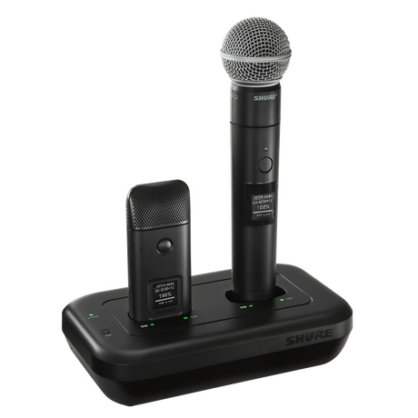 Shure MXWNDX2 Networked Charging Station for 2 Transmitters Microphones Shure