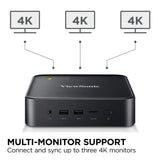 ViewSonic NMP760 Network Media Player - Professional 4K Digital Signage Player with Content Management Software for Commercial Display Applications Interactive Displays ViewSonic