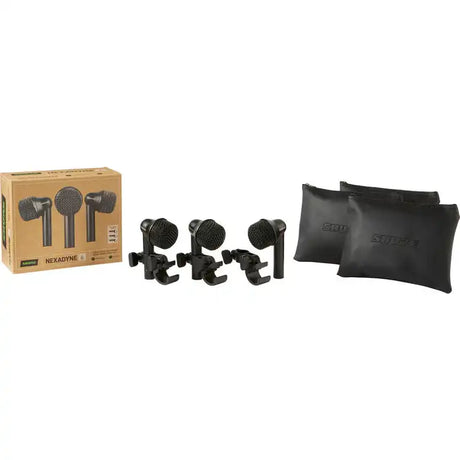 Shure Nexadyne 6 Dynamic Supercardioid Tom/Snare Microphone 3-Pack Microphones Shure