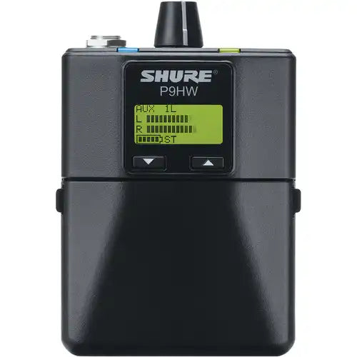Shure P9HW PSM 900 Wired Bodypack Personal Monitor Microphones Shure