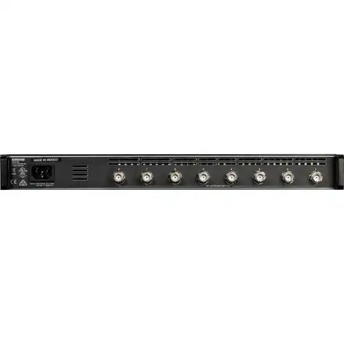 Shure PA821BX Antenna Combiner 865-960 MHz — Combine Up to 8 PSM Transmitters Microphones Shure