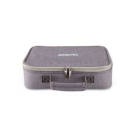 ViewSonic PJ-CASE-010 Padded Carrying Case for M1, M1P, M1+ Projectors – Grey, 160x290x80mm, with Adjustable Divider and Mesh Pocket. ViewSonic