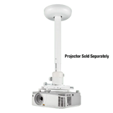 ViewSonic PJ-WMK-007 Universal Projector Ceiling Mount – 55 lbs Capacity, 19.7"-30.7" Adjustable Arms, White, Four Dual-Joint Supports. Projector Mounts ViewSonic