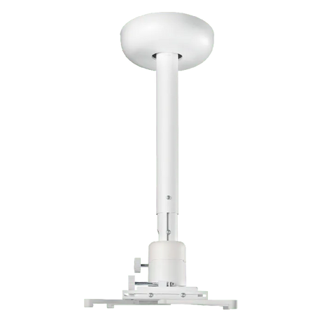 ViewSonic PJ-WMK-007 Universal Projector Ceiling Mount – 55 lbs Capacity, 19.7"-30.7" Adjustable Arms, White, Four Dual-Joint Supports. Projector Mounts ViewSonic