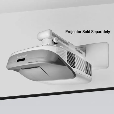 ViewSonic PJ-WMK-304 Ultra Short Throw Wall Mount Kit – Adjustable Arm 365-635mm (14.4"-25"), 10 lbs Gross Weight, White, Compatible with PX800HD, PS700/750 Series, LS810/820/830. Projector Mounts ViewSonic