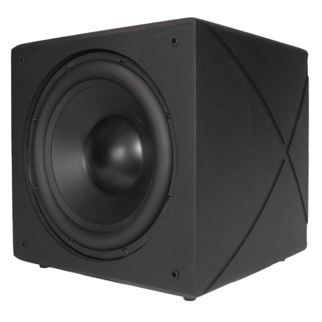PhaseTech Power Lux PL-12s 12" Sealed DSP Subwoofer – Black Speakers SoundTube
