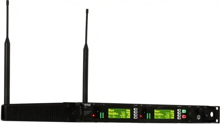 Shure P10T-J8A Dual-Channel Wireless Transmitter for PSM1000 System (J8A Band: 554–608 & 608–616 MHz) Microphones Shure