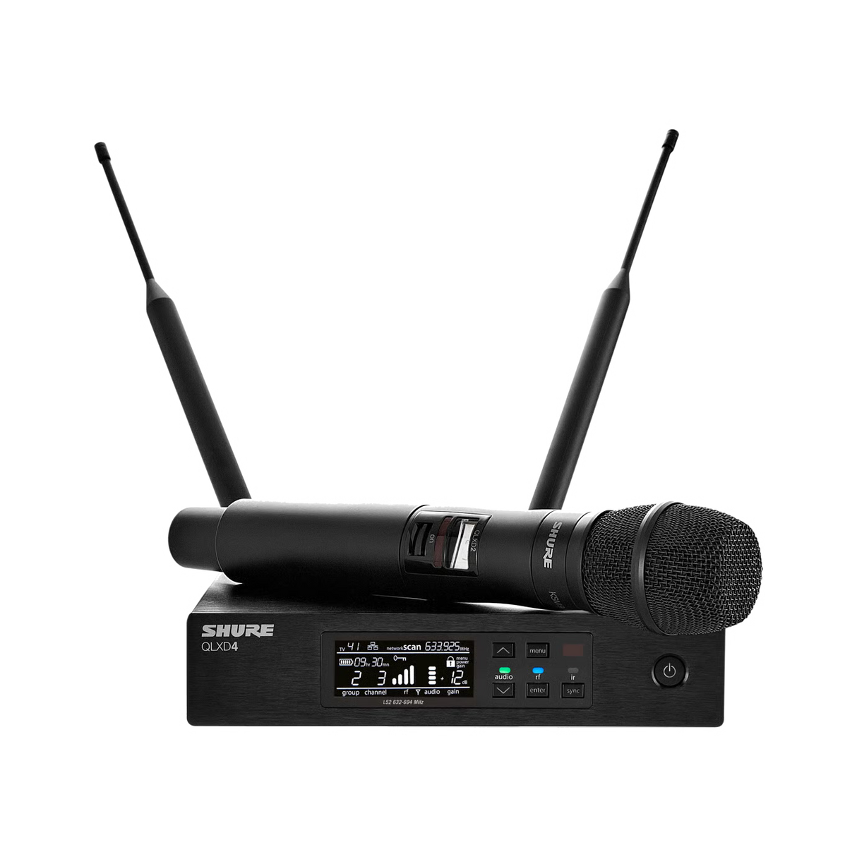 Shure QLXD2/KSM9HS Digital Handheld Wireless Transmitter J50A Band Microphones Shure
