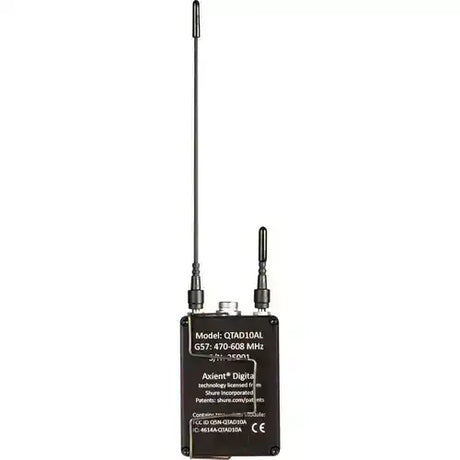 Shure AD10AL AquaMic Long Life Waterproof Wireless Bodypack Transmitter with LEMO 6-Pin Connector (K55: 606–694 MHz) Microphones Shure