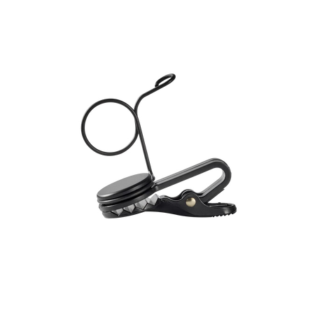 Shure RK187T1-B Single-Mount Tie Clip for WL18Xm Lavalier Microphones – Black (2-Pack) Microphones Shure