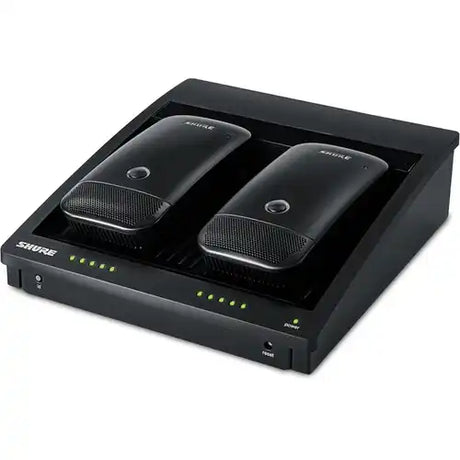 Shure SBC250-US 2-Bay Networked Charging Station Microphones Shure