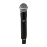 Shure SLXD124/85M-G58 Digital Wireless Combo System with SM58 Handheld and WL185m Lavalier Microphones Microphones Shure