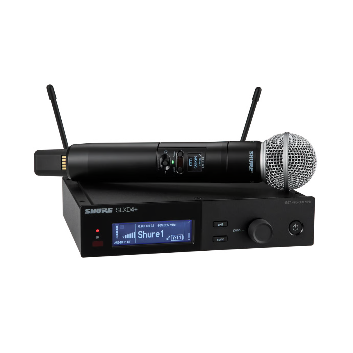 Shure SLXD24+/58-G57 Digital Wireless Handheld Microphone System with SM58 Microphones Shure