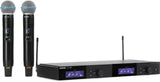 Shure SLXD24D/N8SB-H55 Dual Wireless Handheld Microphone System – Nexadyne 8/S, Dual Handheld Transmitters Microphones Shure