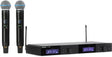 Shure SLXD24D/N8CB Dual Wireless Handheld System – Nexadyne 8/C Cardioid, Digital Wireless Microphones Shure
