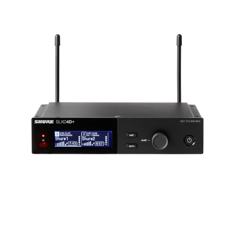 Shure SLXD24D+/58-G57 Dual Wireless Vocal System with 2 SM58 Handheld Transmitters Microphones Shure