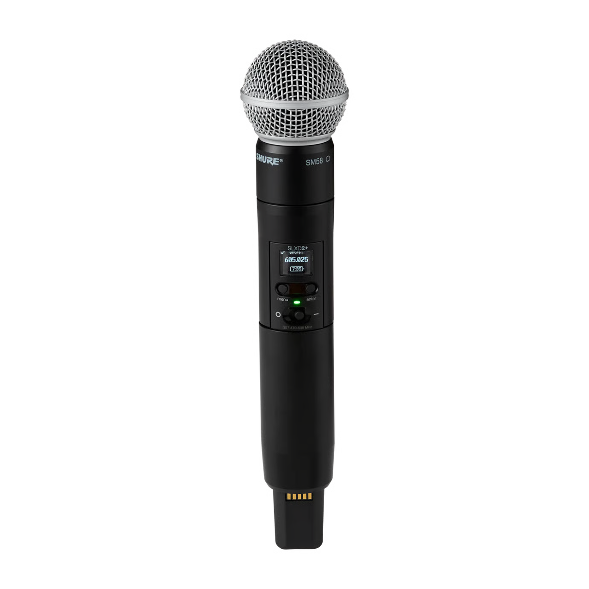 Shure SLXD24+/58-G57 Digital Wireless Vocal System with SM58 Handheld Transmitter Microphones Shure
