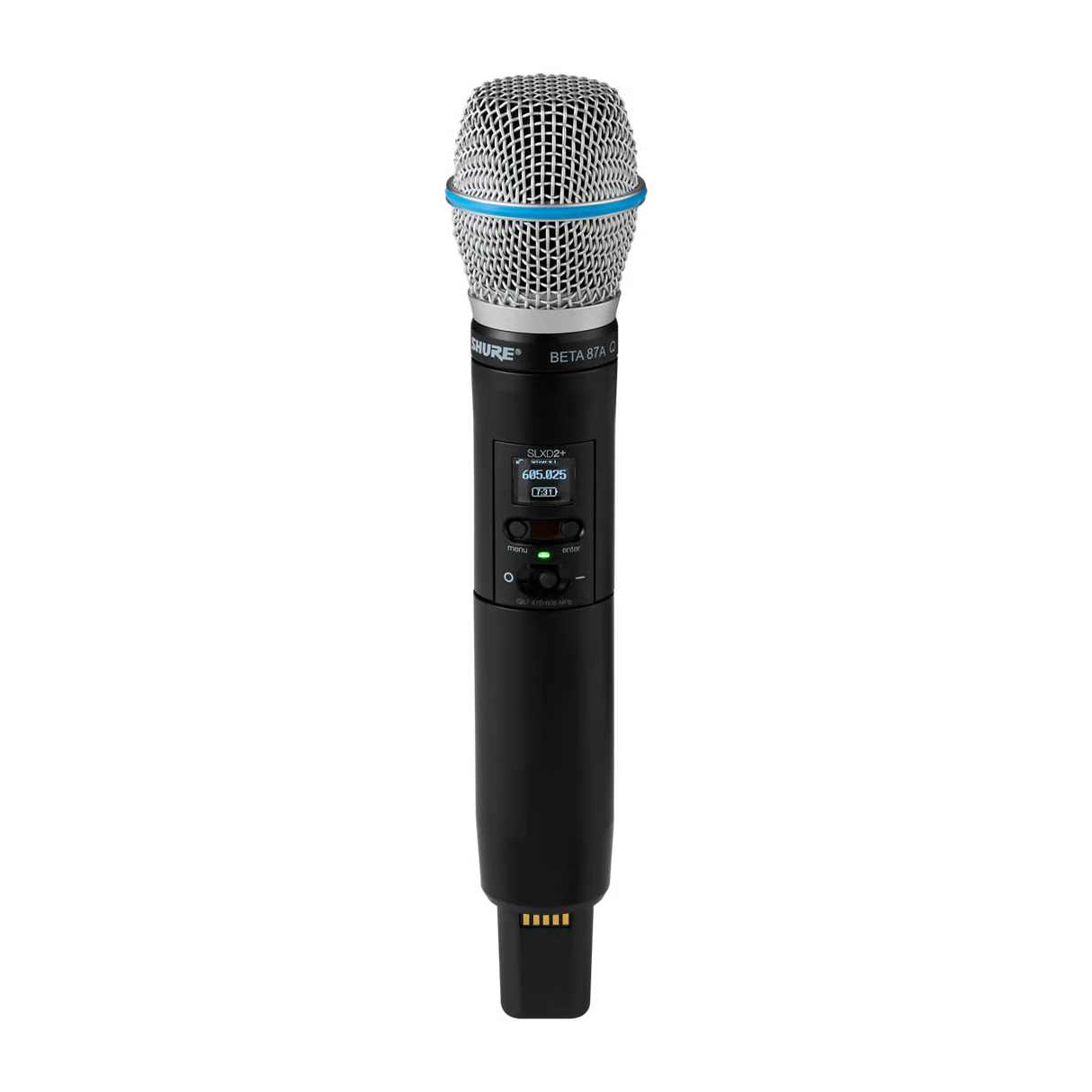 Shure SLXD24+/B87A-G57 Digital Wireless Vocal System with Beta 87A Handheld Transmitter Microphones Shure