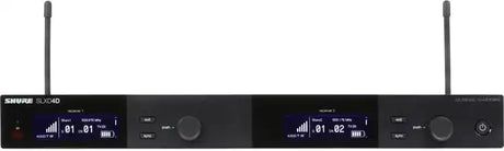 Shure SLXD4D Dual-Channel Digital Wireless Receiver G58 Band Microphones Shure
