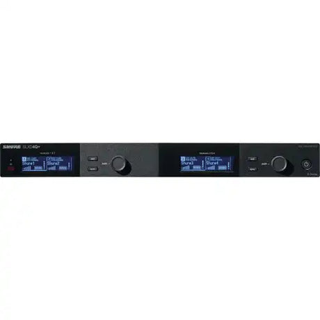 Shure SLXD4QDAN+ Receptor Inalámbrico Digital de Cuatro Canales con Dante – Banda G57 (470–608 MHz) Microphones Shure
