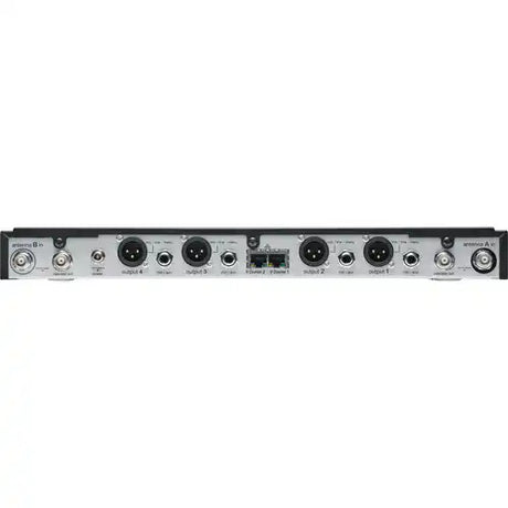 Shure SLXD4QDAN+ Receptor Inalámbrico Digital de Cuatro Canales con Dante – Banda G57 (470–608 MHz) Microphones Shure