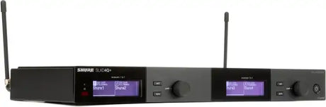 Shure SLXD4Q+ Quad Wireless Receiver – 4-Channel G57 Digital Rack Receiver Microphones Shure