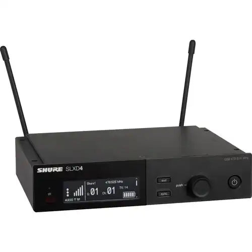 Shure SLXD4-J52 Digital Wireless Receiver Microphones Shure