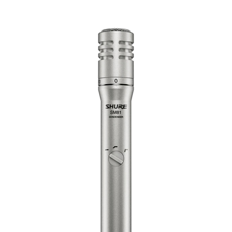 Shure SM81-LC Cardioid Condenser Instrument Microphone Microphones Shure
