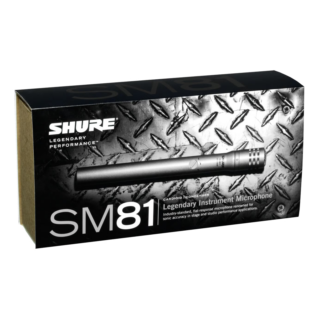 Shure SM81-LC Cardioid Condenser Instrument Microphone Microphones Shure
