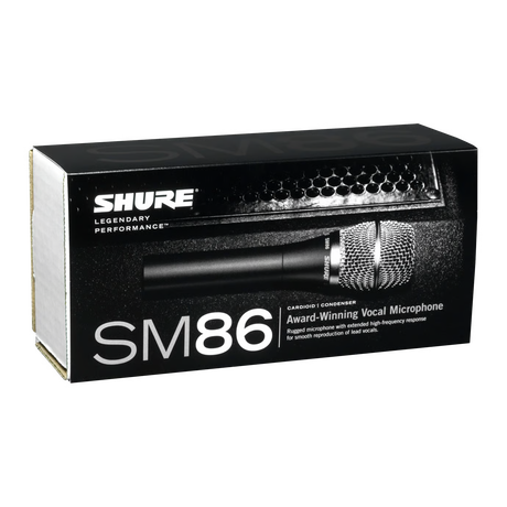Shure SM86 Cardioid Condenser Vocal Microphone Microphones Shure